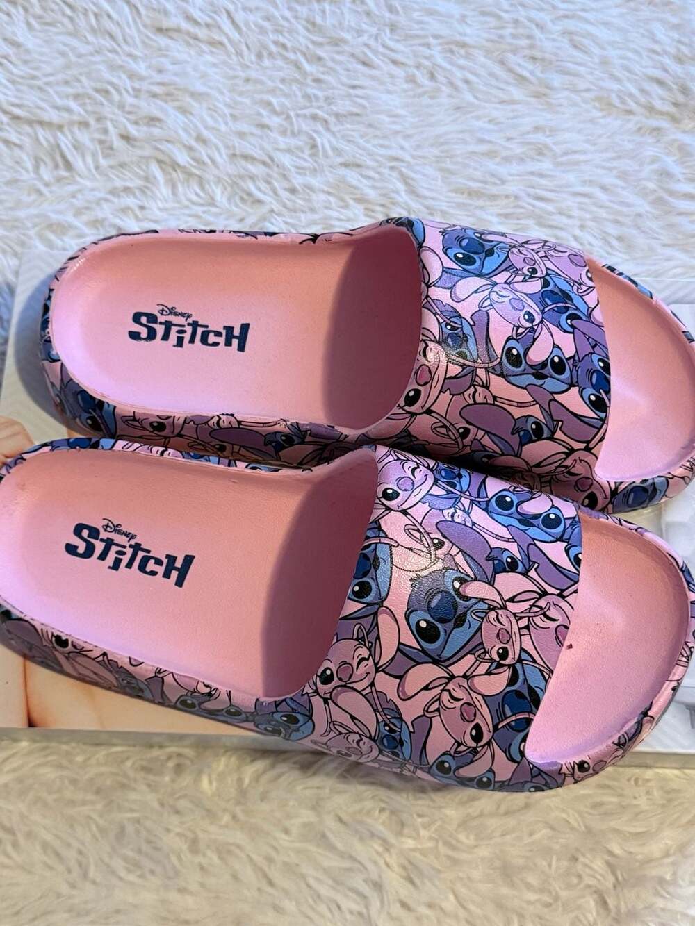 Disney Stitch Slides Pink Blue